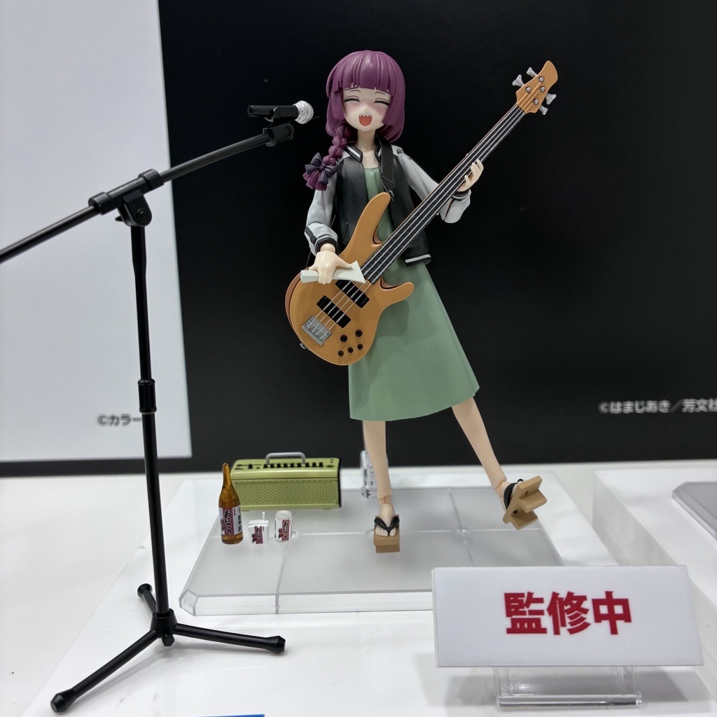 30mpreference's tweet photo. 【廣井きくりの商品サンプル展示中📣】

アニメ「#ぼっち・ざ・ろっく ！」に登場する廣井きくりをプレミアムバンダイにて「30 MINUTES PREFERENCE」で商品化✨

#30ML ブースで商品サンプルを展示中ですので是非遊びに来てください🎸

お申し込みは近日開始予定！
お楽しみに！！

 #30MP https://t.co/dG5liEXRbH