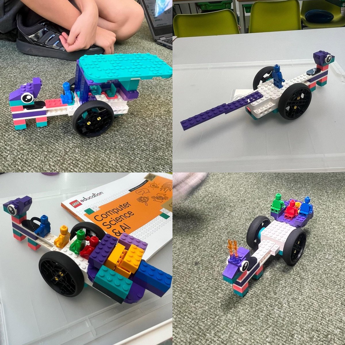 ForestersPS's tweet photo. Lots of trial and error going on in Tech Building Club today! 🛠️
The children learned about sequences in their programmes to navigate obstacles and get their chariots to the gold! 🤩🥇 #TechClub #LEGOEducation #Coding #STEM
[Image from tweet] https://t.co/oGWeXLLvHn