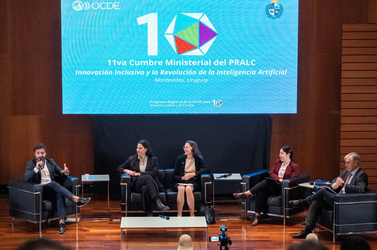 schaal_andreas's tweet photo. Great to mark 10 years of the @OECD #LAC Regional Programme in Montevideo, Uruguay.

This year's Ministerial Summit showed the huge potential of AI and innovation to boost productivity, skills and opportunity across Latin America and the Caribbean.

🔗 https://t.co/H5tr4zHerX https://t.co/UKOEQuog5Y