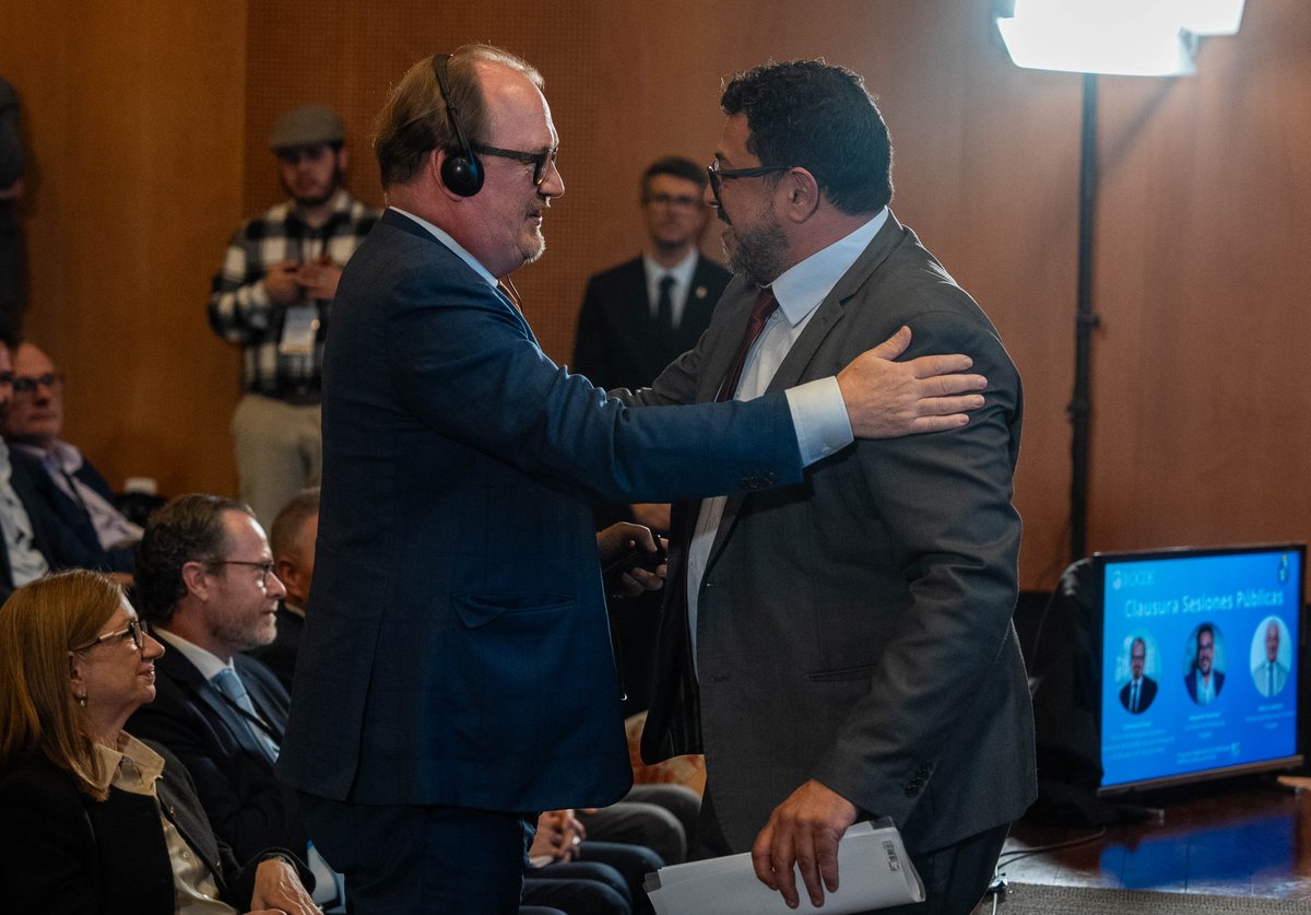 schaal_andreas's tweet photo. Great to mark 10 years of the @OECD #LAC Regional Programme in Montevideo, Uruguay.

This year's Ministerial Summit showed the huge potential of AI and innovation to boost productivity, skills and opportunity across Latin America and the Caribbean.

🔗 https://t.co/H5tr4zHerX https://t.co/UKOEQuog5Y