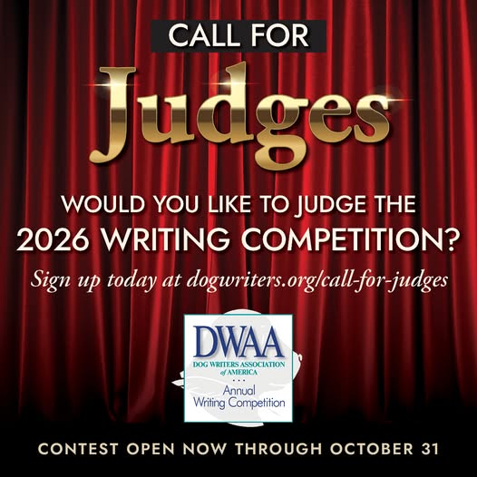 DWAA_US's tweet photo. Do you enjoy reading? Volunteering? The DWAA Writing Competition needs judges for this year's event. Any amount of time helps, and you'll be supporting your fellow writers &amp; your organization. Please register today!

#DWAA #Judges #reading #help #enjoy #volunteer #weneedyou https://t.co/yxmJY49lb6