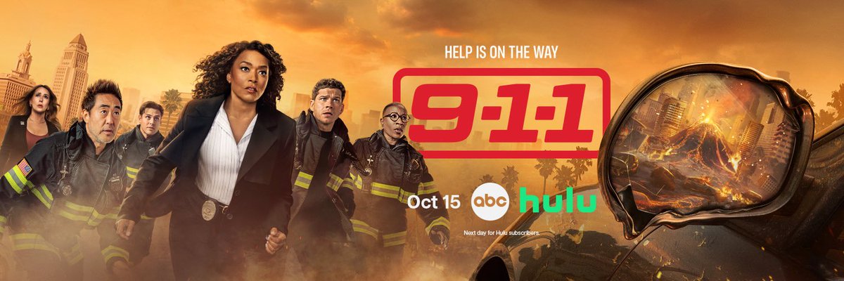 911_archive's tweet photo. New season 10 banner poster!!!! 🔥 (1 October 2026) https://t.co/Q7DRASykZt