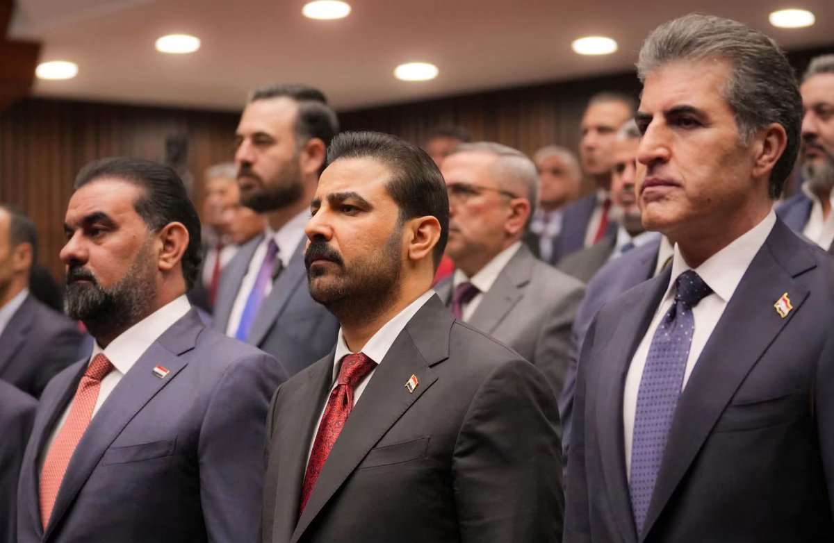 KamiarDolamari's tweet photo. بەشداریی نێچیرڤان بارزانی، سەرۆکی هەرێمی کوردستان لە رۆژی سەروەری لە بەغدا https://t.co/c6lAv2bexP