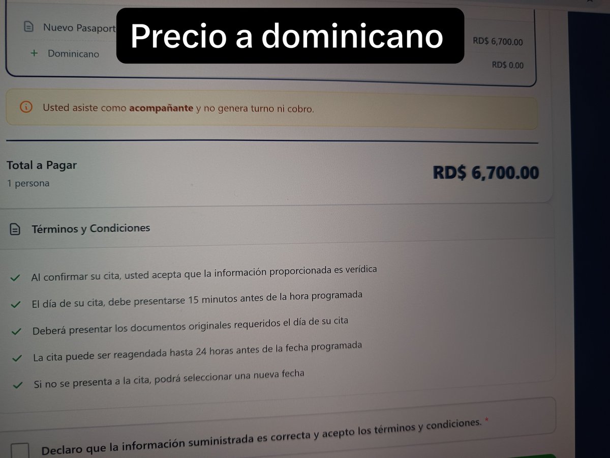InformacionesRd's tweet photo. O sea ahora para un aitianos o extranjeros naturalizado en RD le sale más barato a ellos sacar un pasaporte que a un mismo dominicano ? @PasaportesRDo @RDSomosPueblo estamos siendo humillados y traicionado desde nuestro propio país ! Gracias a @luisabinader @AntiguaOrden_RD https://t.co/r0sAkIc40D