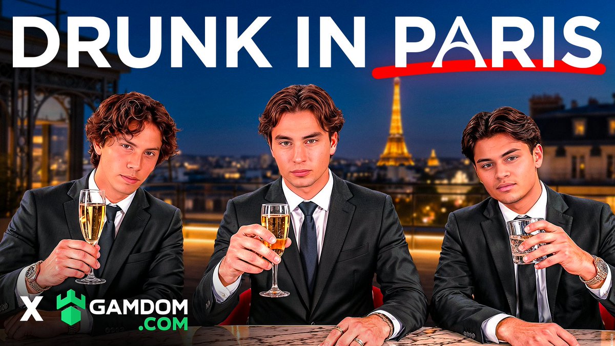 Sneakzy2's tweet photo. Bonjour Paris. 🥂

$5K start, endless challenges, zero self-control.
Saturday 7PM (Paris) on @Gamdom.

@stevewilldoit @yungreal69 popcorn ready? 🍿

( not sponsored ) https://t.co/NB5MhuLku7