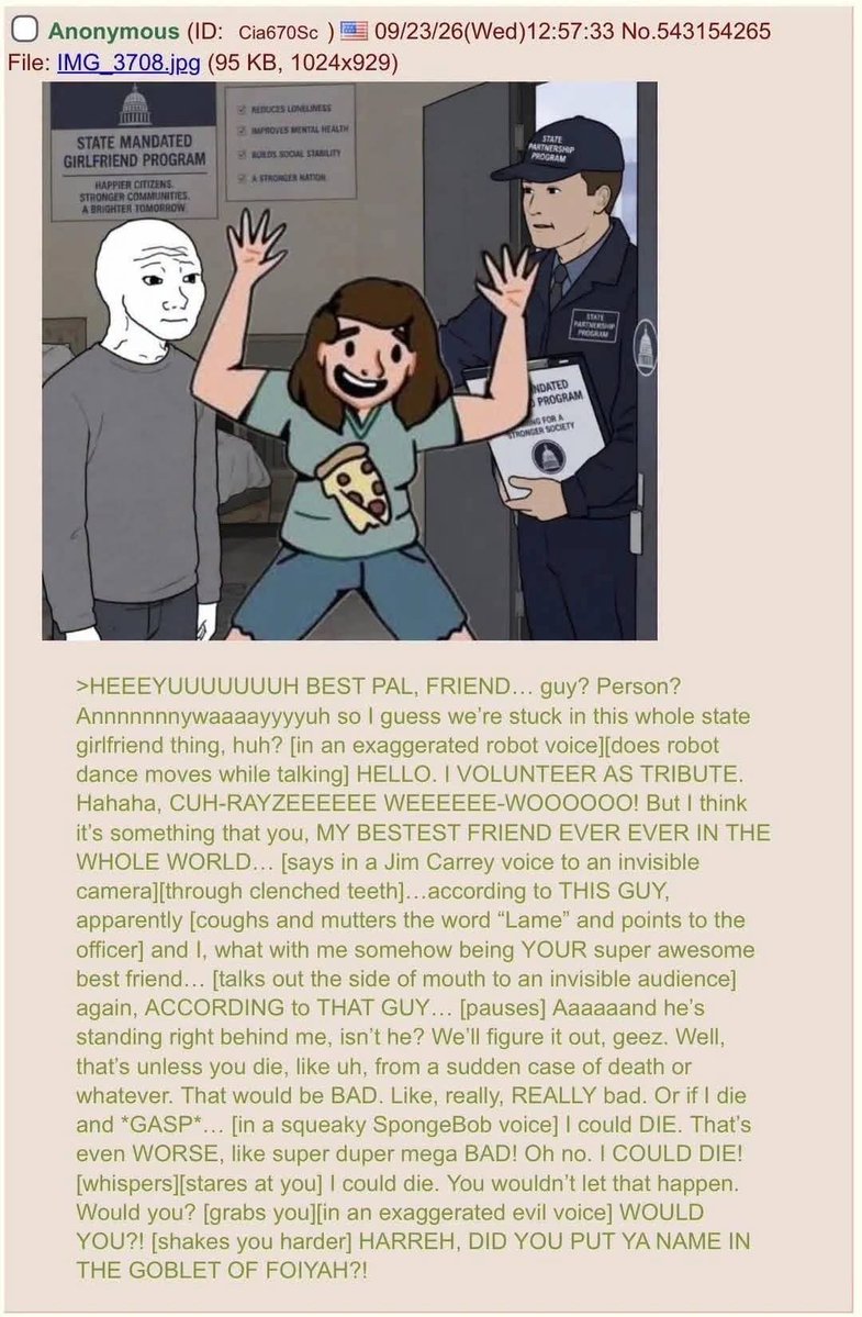 YankeeFoxFalse's tweet photo. I could fix her. Or... blow my shit smooth off infront of her permanently breaking her psyche even further https://t.co/c1i0pM32hI