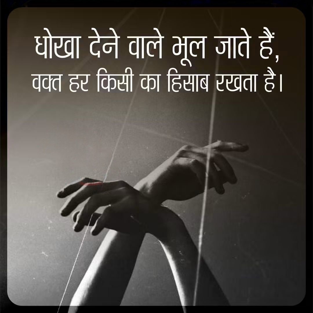 BeingMunendra's tweet photo. “धोखा देने वाले भूल जाते हैं,
वक़्त हर किसी का हिसाब रखता है।” https://t.co/FRJbM9wvDE