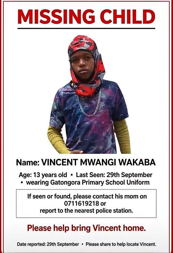 Kushmapesa's tweet photo. MISSING CHILD ALERT!! https://t.co/Ktvpw4WfiS