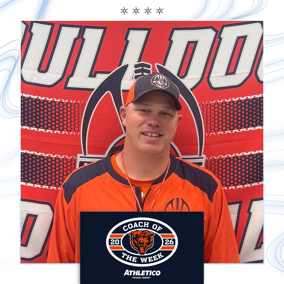 BearsOutreach's tweet photo. Congratulations to Jon Adkins from Mahomet-Seymour High School on being selected as our Week 6 Coach of the Week. #ThisisHSFootball 👏📷 🏈 https://t.co/joAJRc0acH