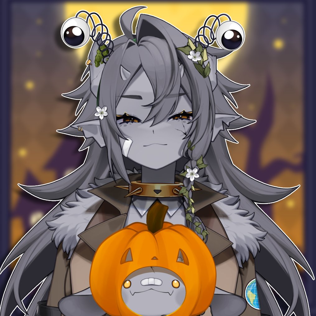JaxVTuber's tweet photo. Are you excited for spooky season? 🎃✨ https://t.co/xeZCh56jJV