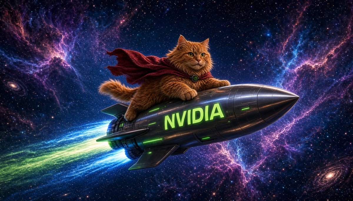Crookshanks_SF's tweet photo. NVIDIA + Cat = Mr Crookshanks https://t.co/9feHHBadmi