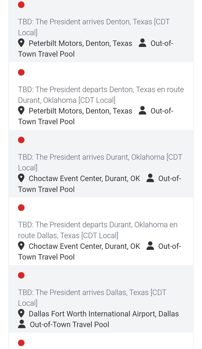 Borrowed7Time's tweet photo. USAF VIP movement out of JB Andrews as POTUS travels to TX &amp; OK. Peterbilt Motors, Denton TX is first stop.

VC-25A 92-9000 #ADFDF9 as AF1 

C-32A 19-0118 #AE4AEC SAM47 (backup; will stage at Tinker AFB)
@sipjack1776 @LadyAstroJet @toystark6886 https://t.co/ykvCDAV0eV