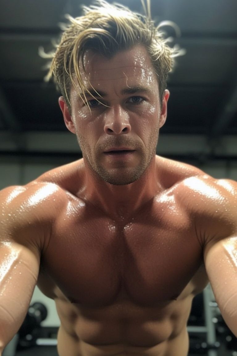 Hemsworth1101's tweet photo. In the gym building muscle while you losers are at work making money for me. #alpha #findom #cashmaster https://t.co/h8PiwbNfIh