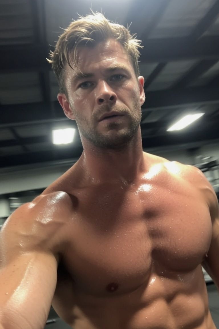 Hemsworth1101's tweet photo. In the gym building muscle while you losers are at work making money for me. #alpha #findom #cashmaster https://t.co/h8PiwbNfIh