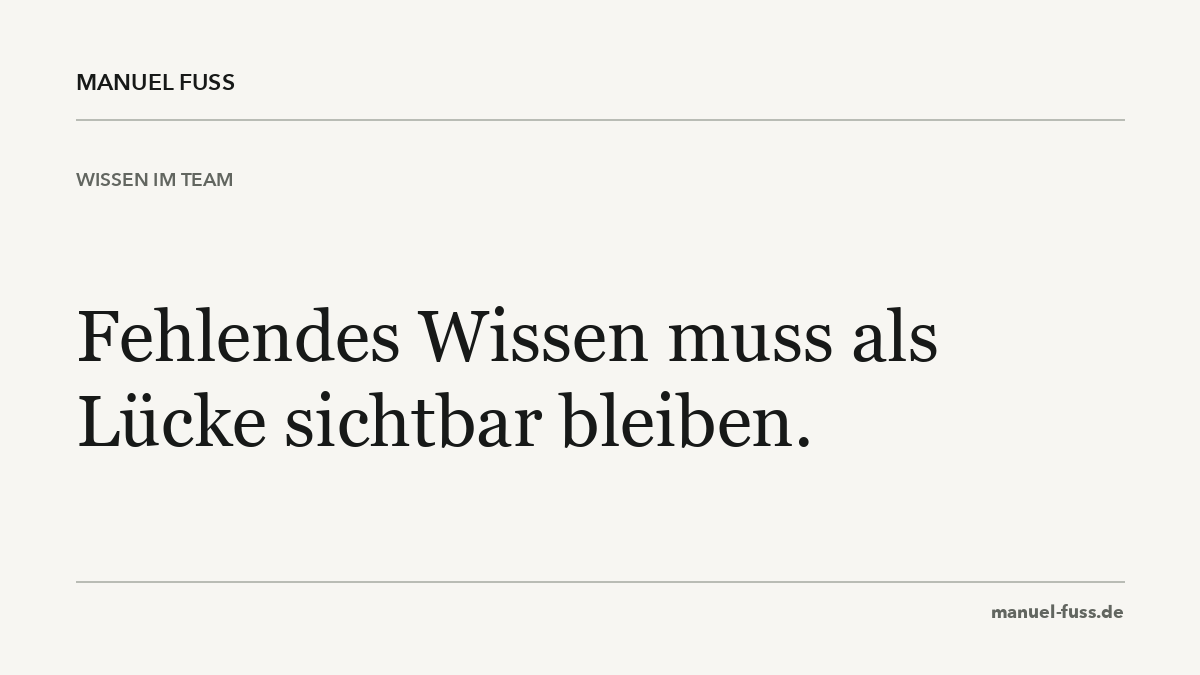 Fu13M's tweet photo. Bei einem internen KI-Assistenten wäre mir „Dazu fehlt mir eine verlässliche Grundlage“ lieber als eine plausibel klingende Regel. Die Lücke muss sichtbar bleiben und an eine zuständige Person gehen. Sonst wird aus fehlendem Wissen eine falsche Arbeitsanweisung. https://t.co/YhrroJMEhy