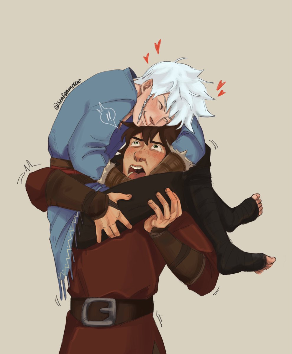 seafoamdew's tweet photo. Clingy

#hijack #frostcup #httyd #rotg https://t.co/YzKMinjikj