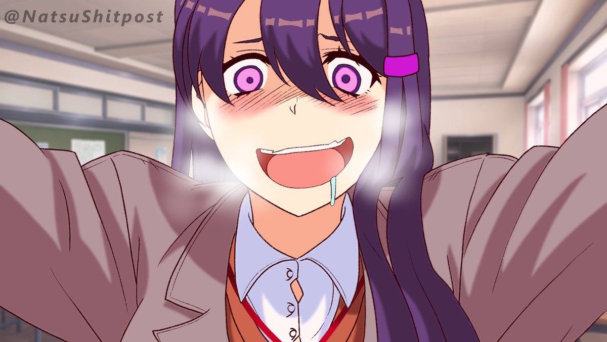 NatsuShitpost's tweet photo. Les dejo la Yuri que hice para el curi anterior jsjs 🔪🖌️
Por si la quieren 👀

#DokiDokiLiteratureClub #DDLC #meme #curi #fanart #Yuri https://t.co/rEEezL4UkG