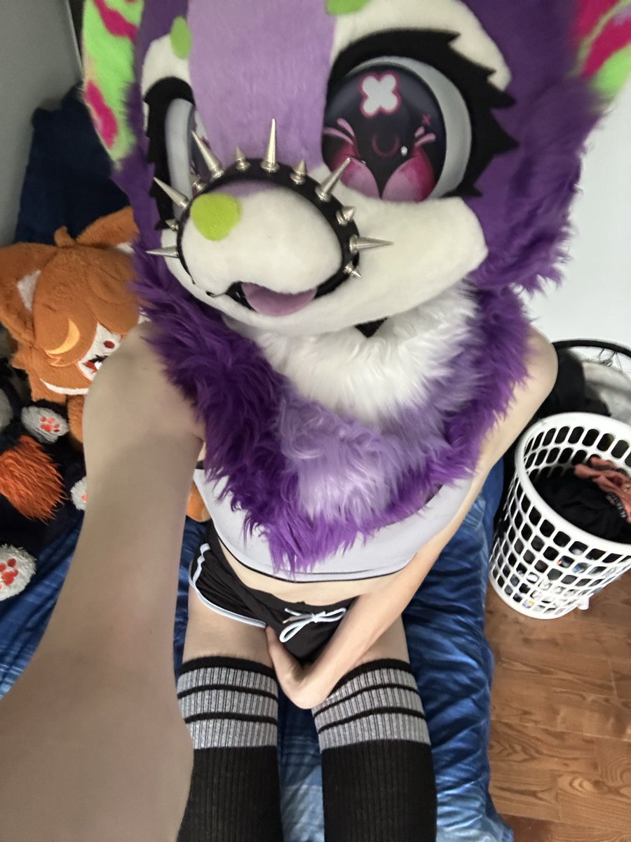 SkullDogFemBoi's tweet photo. Feeling cute today love you all 

#cutie #furries #fenboys #baddie #aliencat https://t.co/Cnh8yt8wJ8