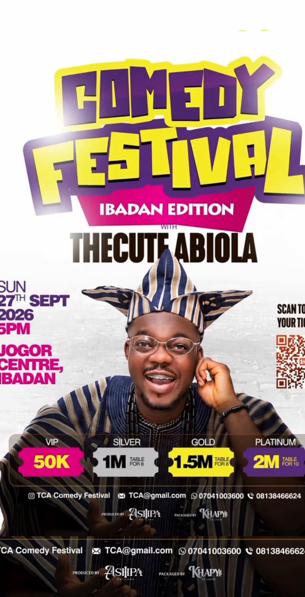 iamShitabey's tweet photo. On Sunday, I had the privilege to be one of the official photographers for the COMEDY FESTIVAL IBADAN EDITION headlined by THECUTE ABIOLA at Jorgor Centre, Ibadan 

I’m grateful to be part of the project. Welldone @thecuteabiola https://t.co/9oGLYD3EG0