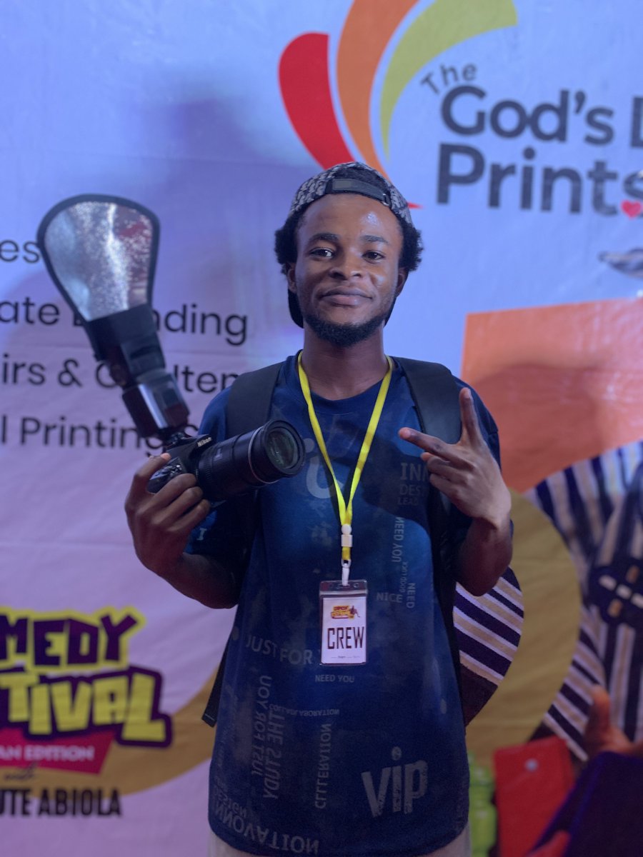iamShitabey's tweet photo. On Sunday, I had the privilege to be one of the official photographers for the COMEDY FESTIVAL IBADAN EDITION headlined by THECUTE ABIOLA at Jorgor Centre, Ibadan 

I’m grateful to be part of the project. Welldone @thecuteabiola https://t.co/9oGLYD3EG0