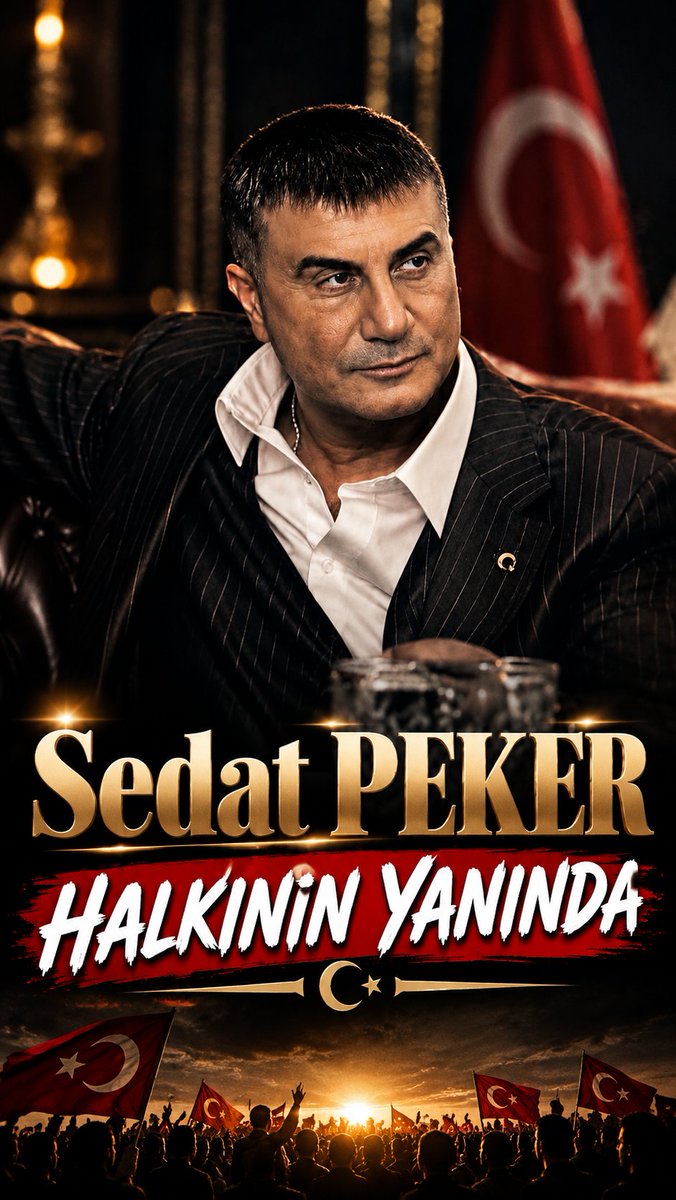 BurhanDuman25's tweet photo. Reis Sedat PEKER 

#ÜlküdaşımızSedatPeker https://t.co/STDewKiyjR
