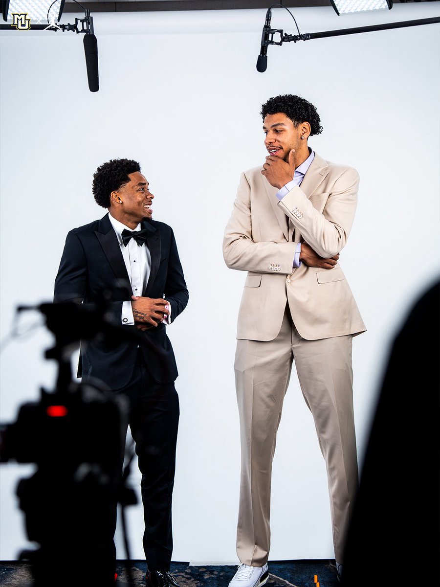 MarquetteMBB's tweet photo. Scenes from @bigeast media day📸

#MUBB | #WeAreMarquette https://t.co/teaoFm2qEX