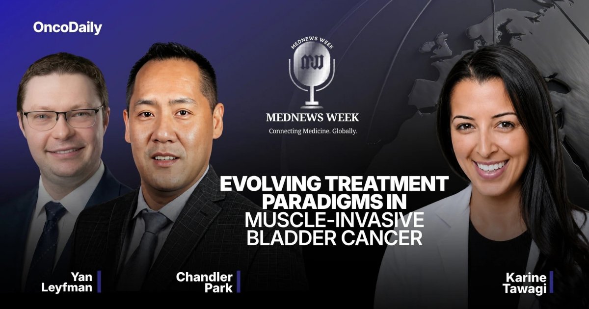 UICancerCenter's tweet photo. Cancer Center member Karine Tawagi, MD, a practicing medical oncologist at @UIHealth, discussed evolving treatments in muscle-invasive #bladdercancer on an episode of MedNews Week, presented in partnership with @oncodaily TV.

Watch here: https://t.co/yJs2MPeuDQ https://t.co/eenOfAV1tL