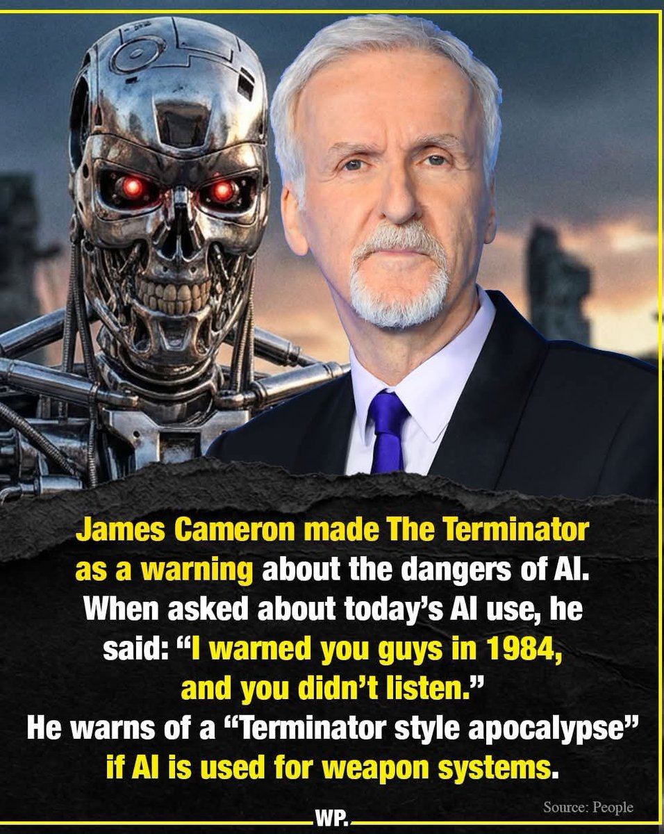 sluggerj1973's tweet photo. He warned us lol 😆  we knew what is the end game and yet they still push it.  Wow  skynet not Super Ai lol was that translated from Chinese lol https://t.co/0qceKfc9RQ
