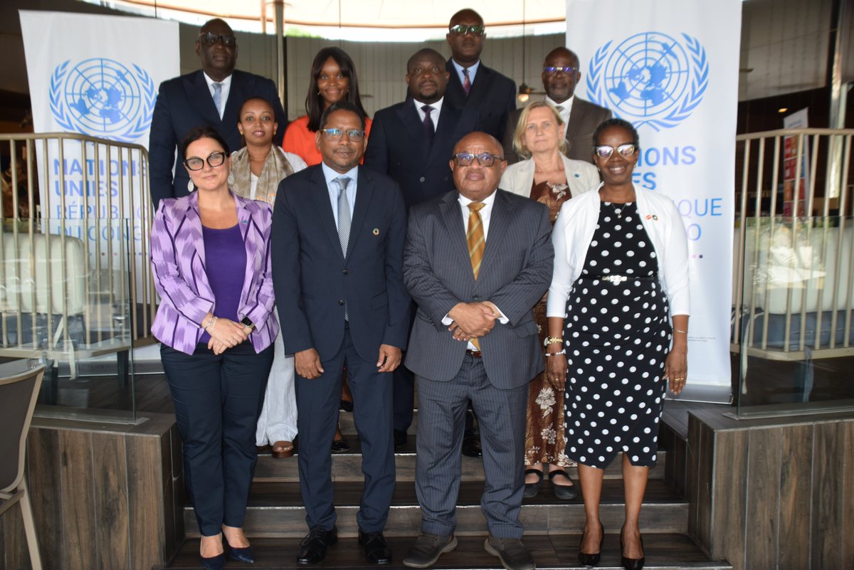 UN_UNOCA's tweet photo. @onucongo In Brazzaville, @souefmo_elamine met with the Resident Coordinator and the UN Country Team. Discussions centered on ways to strengthen collaboration between l’ @UN_UNOCA and the UN Country Team, @onucongo, particularly on #youth, social cohesion and #climate. https://t.co/I5Jnm2TvUz