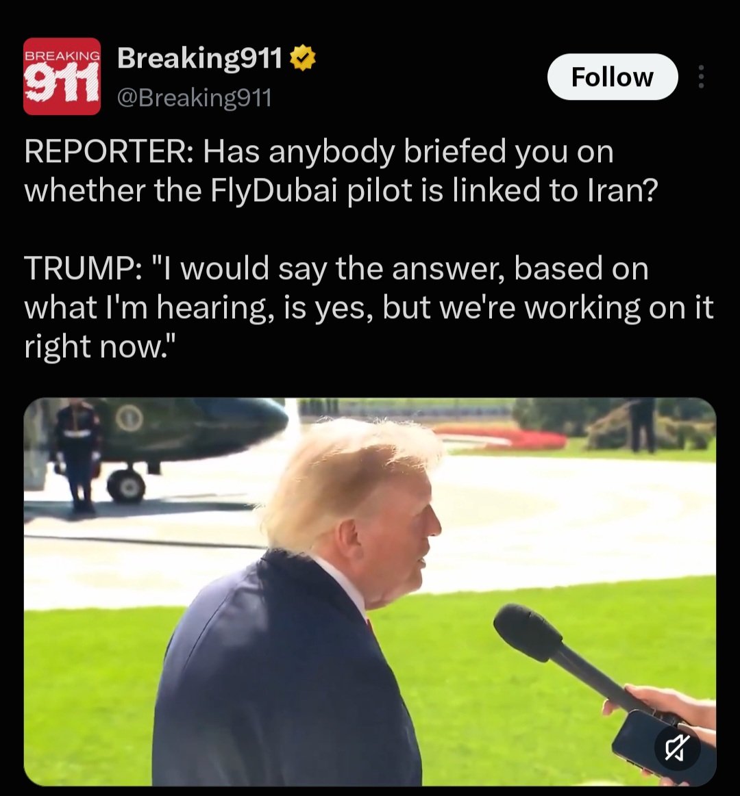 blame_d_cat's tweet photo. 📢 📢📢📢📢WHAT IF the official story is the cover, not the event.

The claim: the plan was for the Indian pilot, acting as an agent, to open the cockpit door, kill the co-pilot, and stage it as a hijack. In that version he would be the hero, the Muslim co-pilot the terrorist — Iran the hand behind him — and Israel the intended victim.
Instead, the co-pilot overpowered him, took the knife, and struck back. With the door already open, Mossad agents on board moved in to contain it. That, the claim says, is why the co-pilot’s name and formal findings have not been released, and why the public account still rests on passenger stories.
#Flydubai #FZ1073 #CaptainSmitMachchhar #IndianPilot