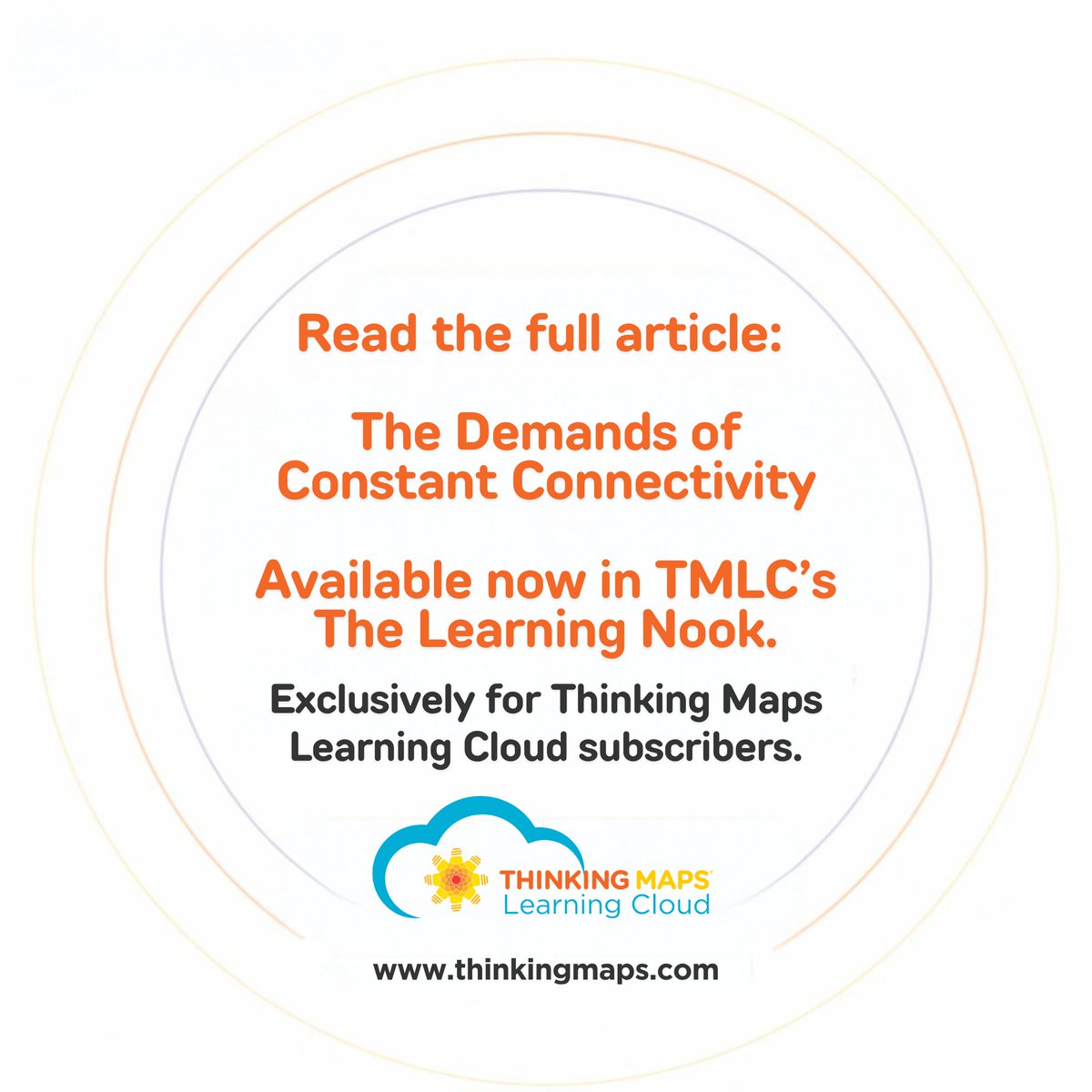 ThinkingMaps's tweet photo. Is your workday ever really over? 67% of teachers report burnout tied to after-hours messages. This month's Learning Nook article shares boundaries that help. TMLC subscribers, log in to read: https://t.co/pNGRaC6mal 
800-243-9169 | https://t.co/gjekCEmjFq https://t.co/qEiNVXJQPf
