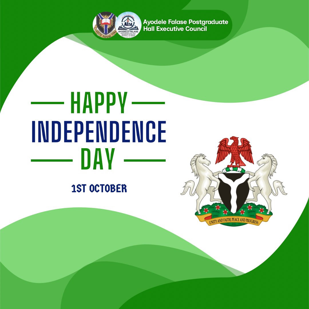 AFPGH's tweet photo. Today, we join the rest of the country in celebrating the independence of our great nation, Nigeria.
As we reflect on our journey, we celebrate the resilience, brilliance, and unwavering spirit that defines us as a people.
#AFPgH #TeamAce https://t.co/lTGZiN0RF6
