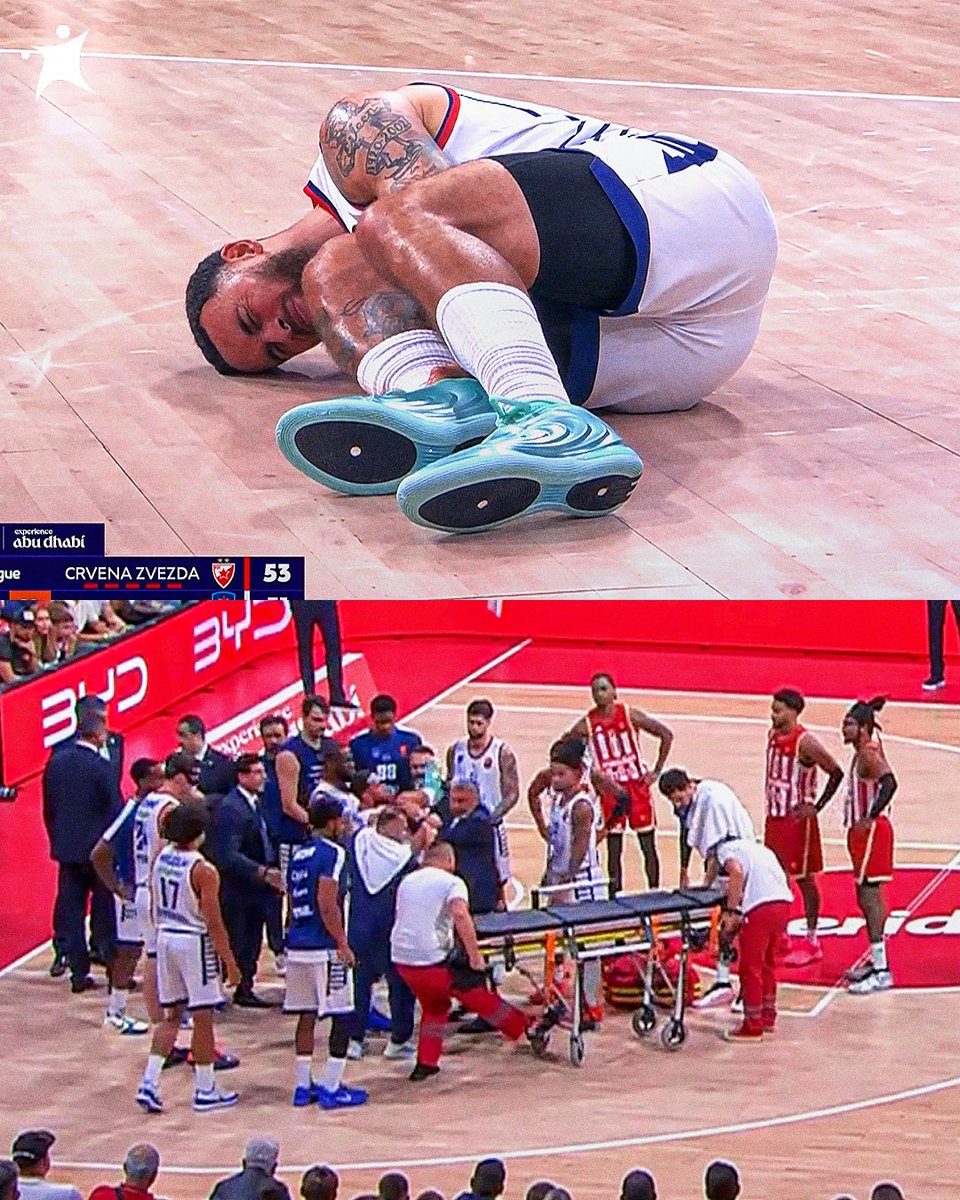 BasketNews_com's tweet photo. Mike James got injured and was carried off to the locker room on a stretcher 🤕

Stay strong, Mike 🙏

More details here: https://t.co/Uzi3RdBFRn https://t.co/t5JMtzThUs