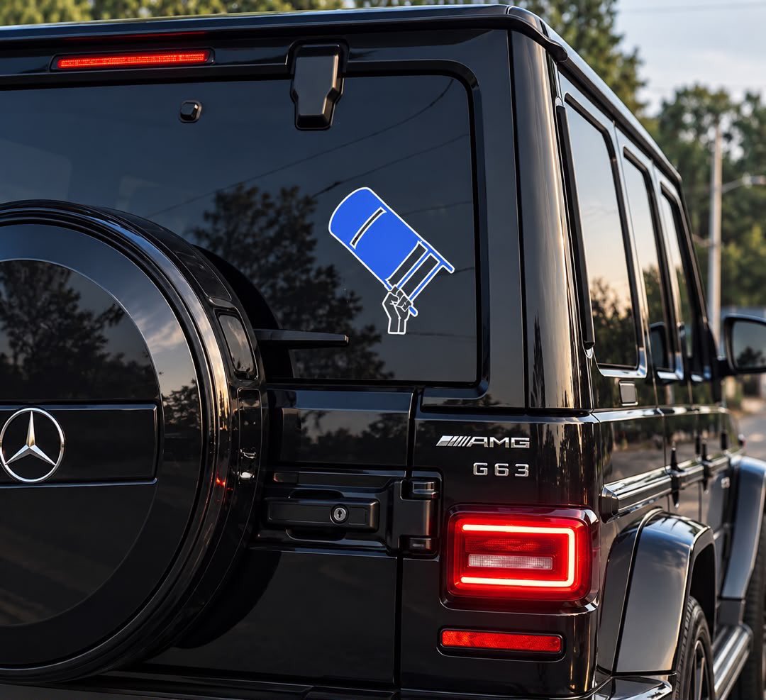 joe6527's tweet photo. Saw this sticker on one of the cars ahead of me today. Who knows what it means?🤔 https://t.co/MeUk7JJGLJ