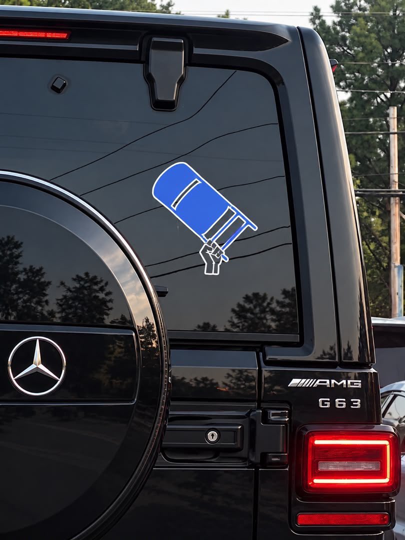 joe6527's tweet photo. Saw this sticker on one of the cars ahead of me today. Who knows what it means?🤔 https://t.co/MeUk7JJGLJ