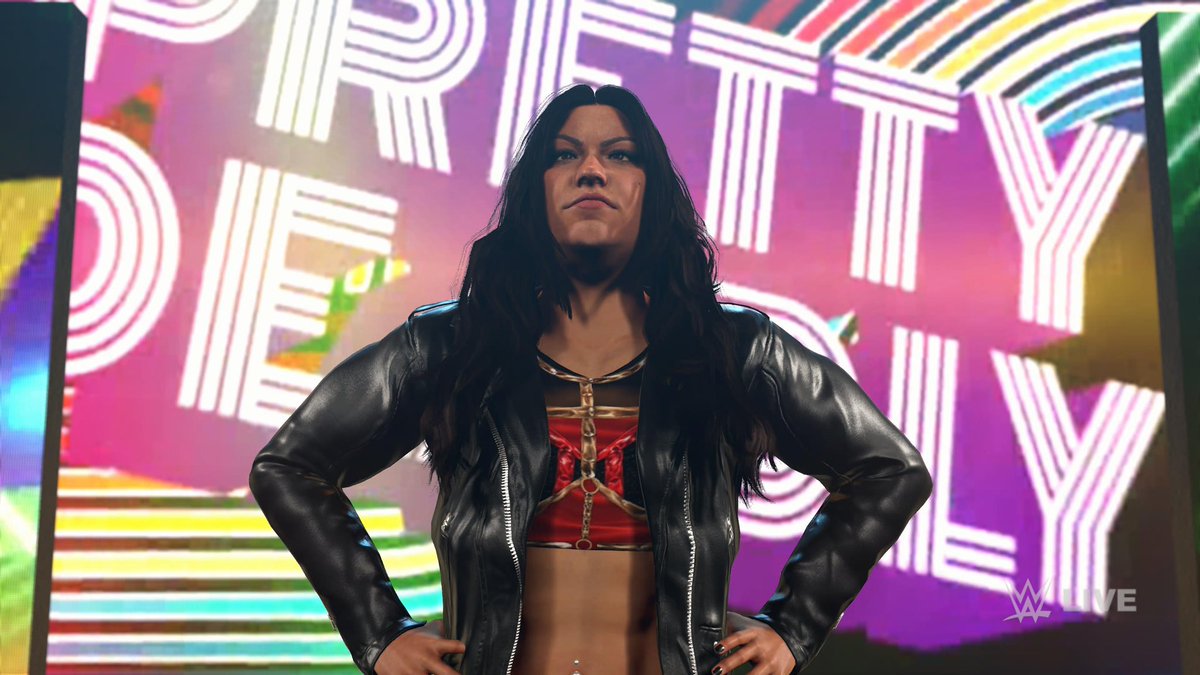 aaronvr40_'s tweet photo. ON LOCKWOOD 🔒
Myka Lockwood ( @myka_lockwood ) World’s Collide’26 gear is now on #WWE2K26 CC <3
CAW by: KingSolitaryWolf
*Available on consoles*
Hashtags:
#MykaLockwood
#VanityProject
#JacksonDrake https://t.co/w92KErpwJ2