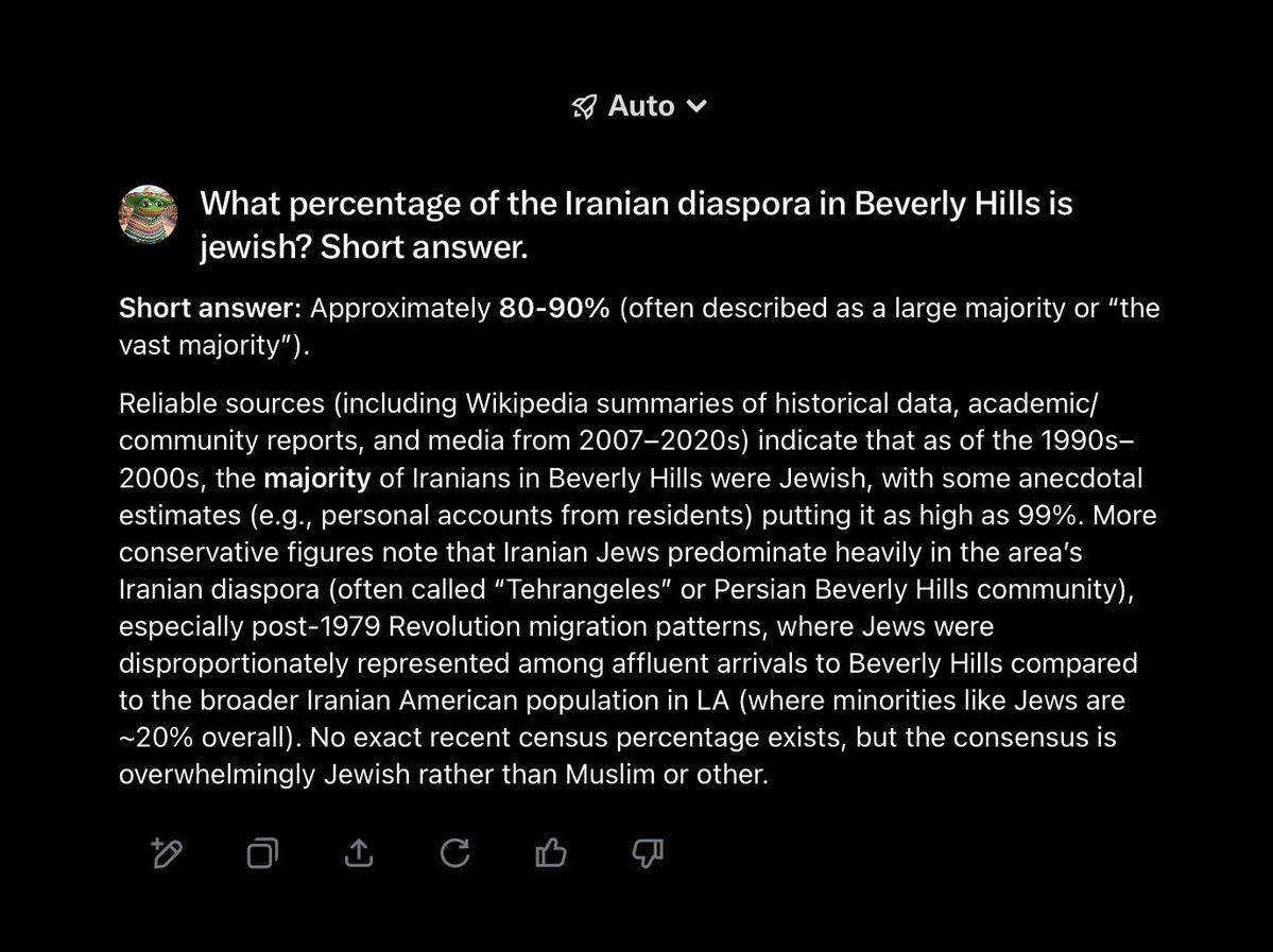 VelvetPaste's tweet photo. @HatsOffff Those “Iranian monarchists” are actually just jews who happen to speak Farsi. 

Call them what they are— jews. https://t.co/Bip6ifUAHB