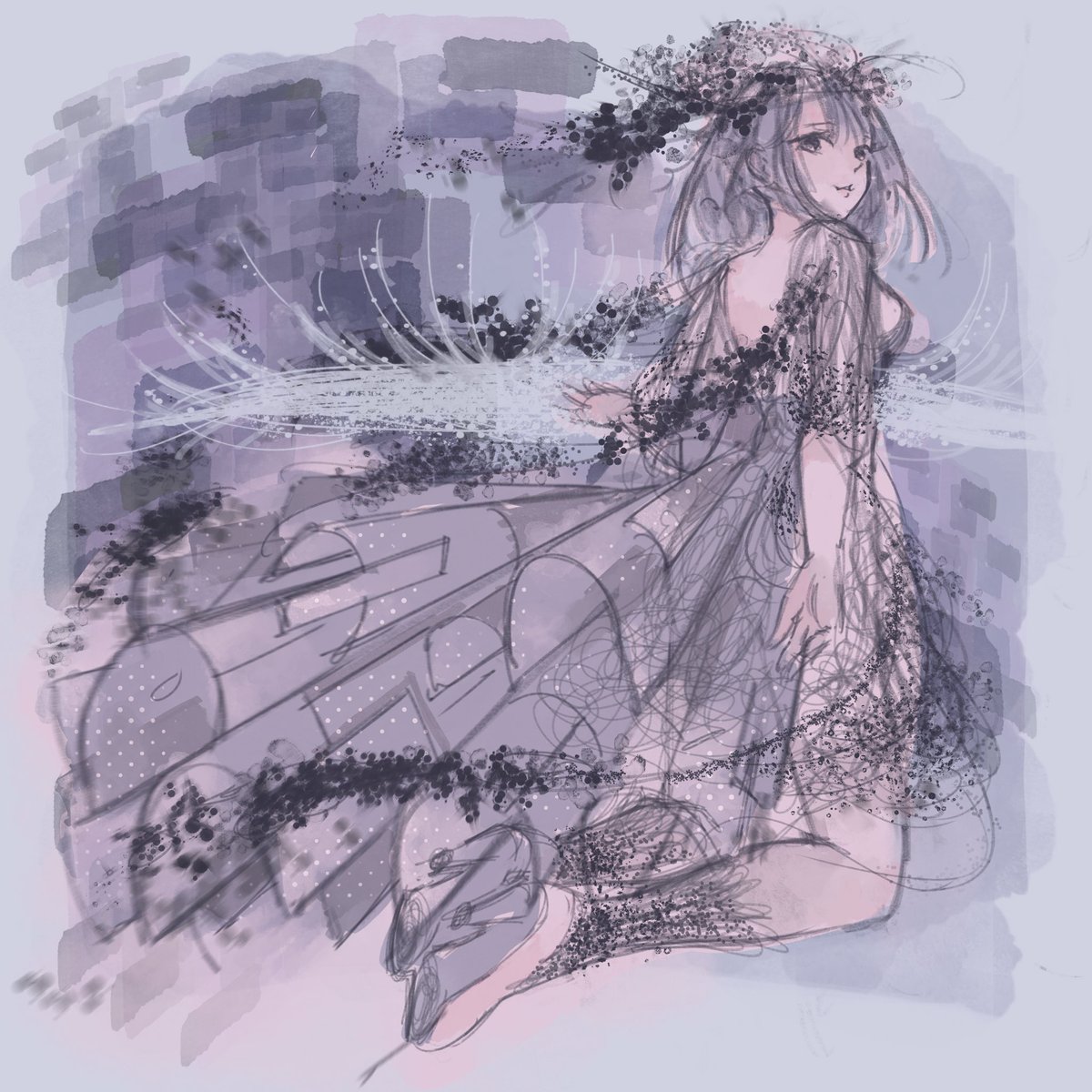 Songyanb's tweet photo. I always struggle to wake up from my dream, although I knowing that is not true.Whatever the dream is, trying change how is the end? Or escaping back to reality, It’s a good little brain wash anway
So…welcome the new day
#一次創作 #夢　#sketchㅤㅤ https://t.co/6HRjaTd3vK
