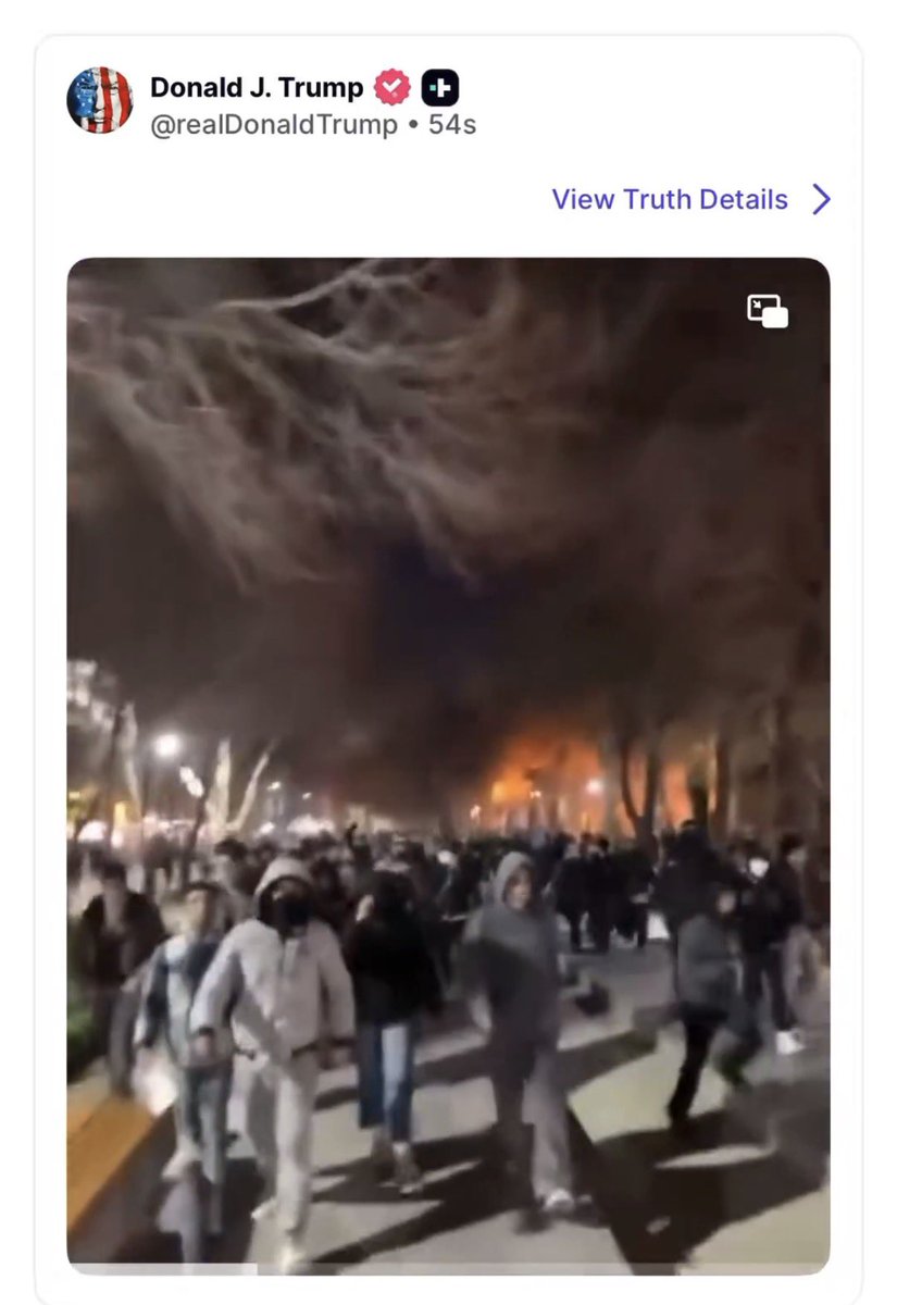 NiohBerg's tweet photo. President Trump is sharing January uprising footage. He changes his mood all the time, but you can tell where his mindset is right now.

Let's hope it stays there. https://t.co/m2MDVADywW