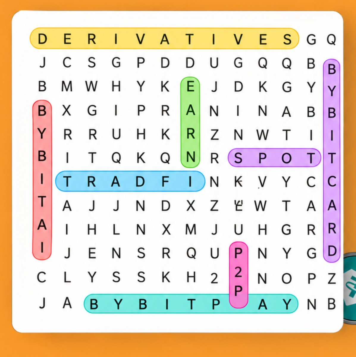 airdropsignels's tweet photo. I have highlights eight products 
Derivatives - Earn - Spot - TradFi - BybitCard - P2P - Bybit Pay - BybitAi https://t.co/NwpbCCAnF6