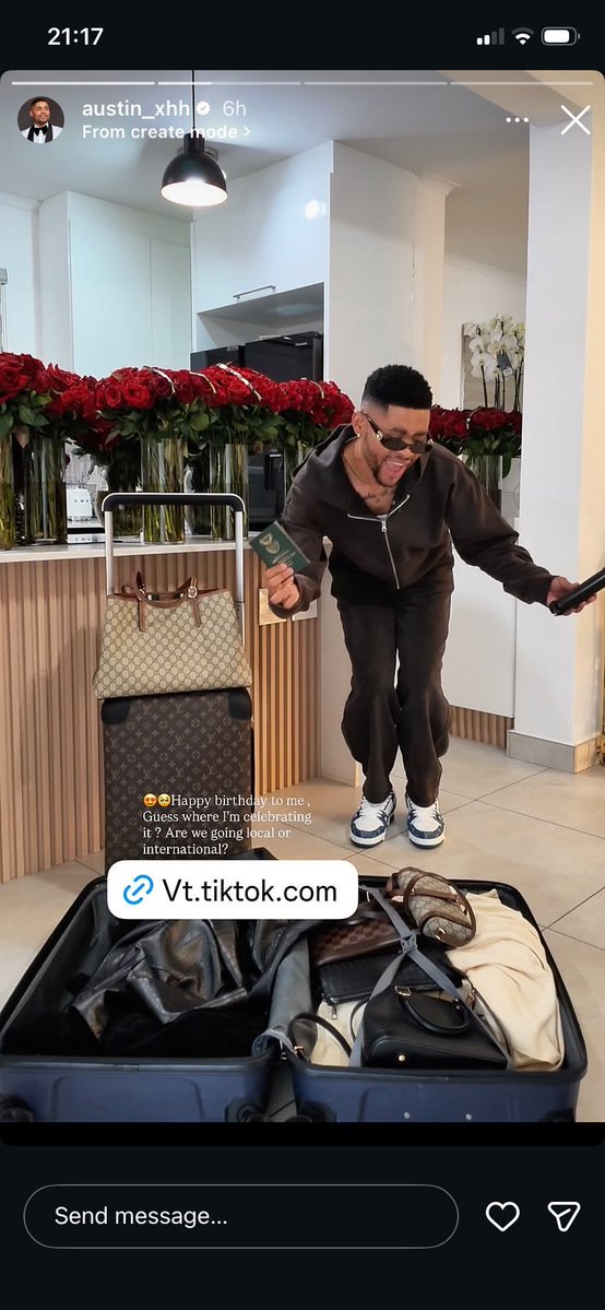 sanelenkosiii's tweet photo. Austin Adida Mzukwa, known for his extravagant lifestyle on social media, was reportedly denied entry into Zanzibar, Tanzania, after arriving for his birthday celebration because he is gay & was travelling with his friend who was mistaken for his partner.Tanzania has restrictive laws and policies affecting same-sex relationships and LGBTQ+ people.