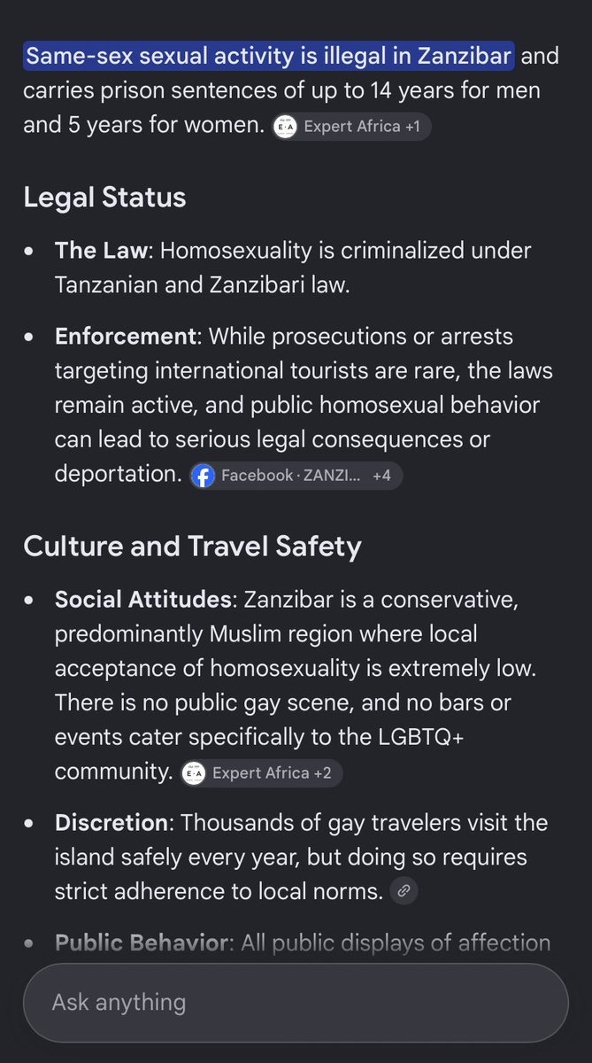 sanelenkosiii's tweet photo. Austin Adida Mzukwa, known for his extravagant lifestyle on social media, was reportedly denied entry into Zanzibar, Tanzania, after arriving for his birthday celebration because he is gay & was travelling with his friend who was mistaken for his partner.Tanzania has restrictive laws and policies affecting same-sex relationships and LGBTQ+ people.