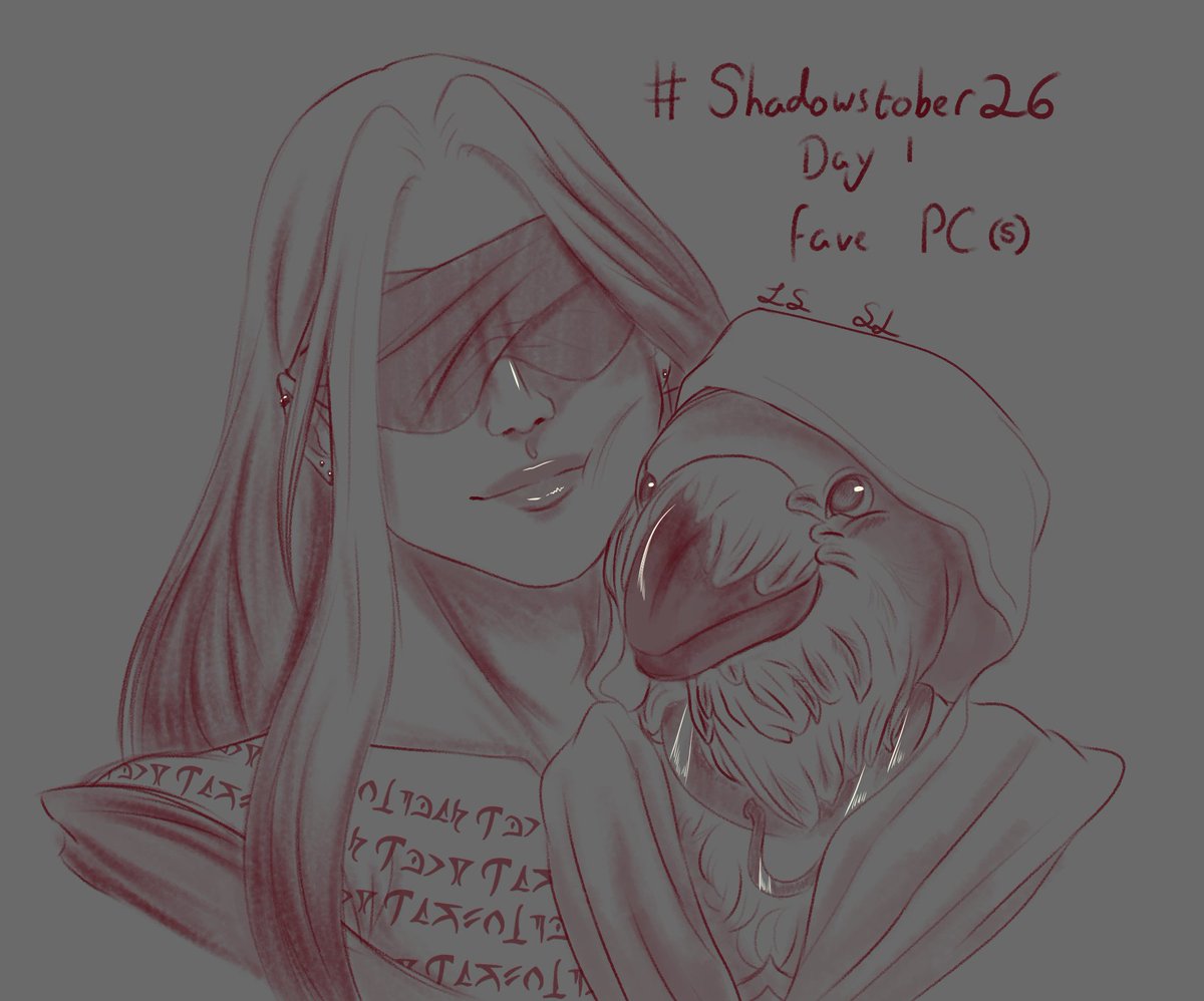InsomniVamp's tweet photo. #shadowstober26 as organised by @Mel_Raspberry 
Day 1: Favourite Player Character(s)!
#Shadowsoverwelde https://t.co/1Xv3nh8wXc