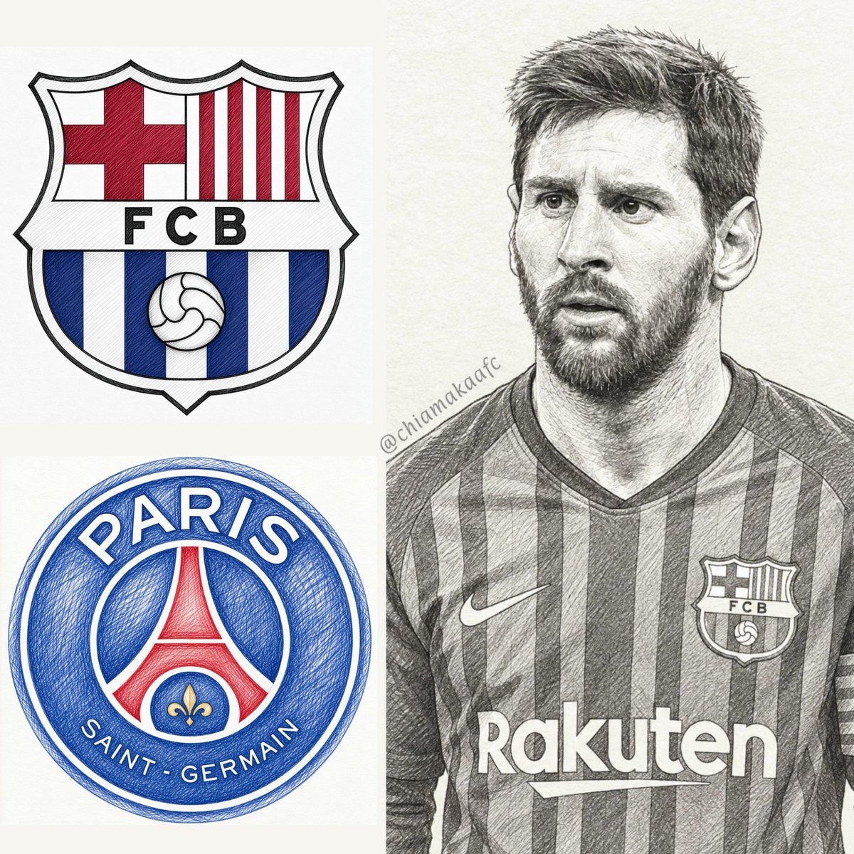 chiamakaafc's tweet photo. THIS ONE IS NOT EASY! 🤦

Lionel Messi and Dembélé are excluded. ❌

Can you name a player who has played for both FC Barcelona and Paris Saint-Germain?

Just give up. 😂💀 https://t.co/hN8qkONsur