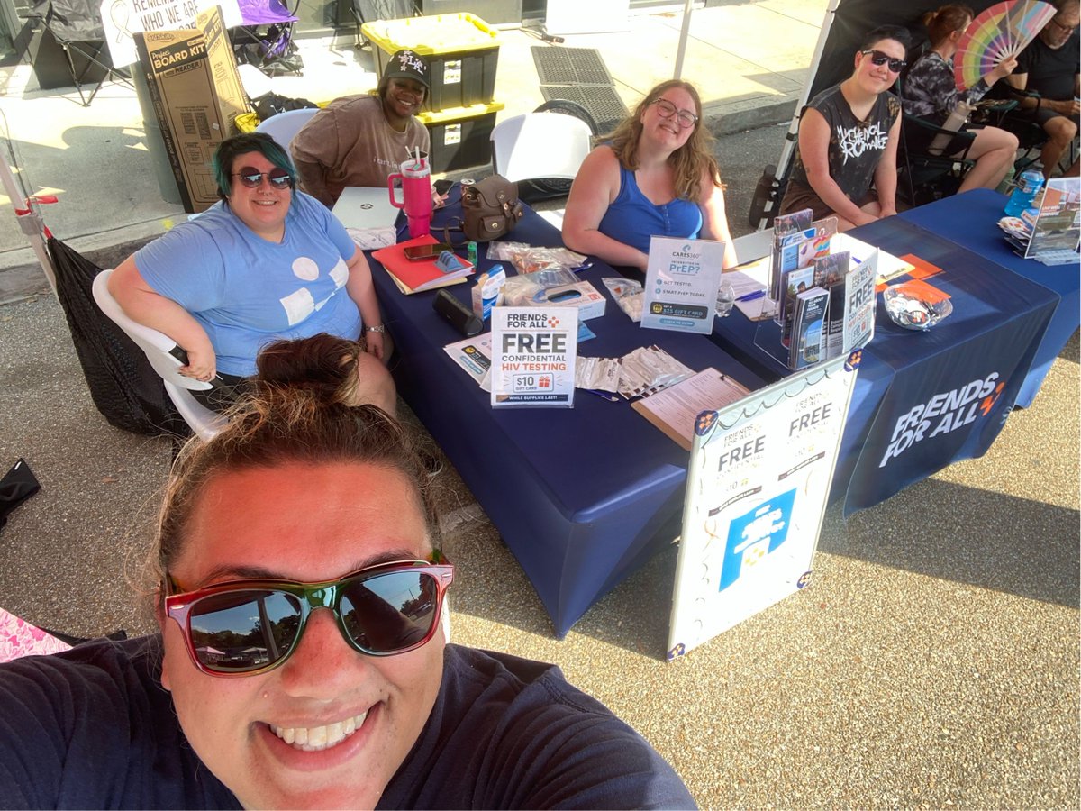 FriendsMemphis's tweet photo. Throwback to the Cooper-Young Festival- huge thanks to Cares360! We had a great time offering community testing and PrEP info. Stop by 1548 Poplar to learn more or get tested. #CooperYoung #PrEP #CommunityHealth https://t.co/mGrFLL3M7z
