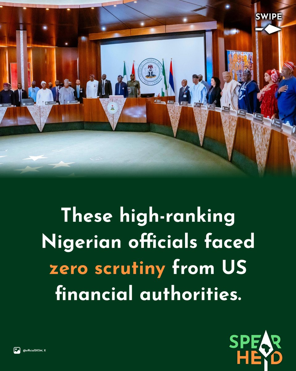 Spearhead_Af's tweet photo. The United States Enables Corruption In Africa

A new investigation by Senegal-based NGO, the Platform to Protect Whistleblowers in Africa (PPLAAF), has revealed over 3 decades of potential illicit real estate purchases by Nigerian officials in the US. The purchases, worth a combined $271 million, faced zero scrutiny from US financial authorities, despite showing all the telltale signs of money laundering.

Yet the US and its fellow Western nations continue to lecture Africa about “corruption”.