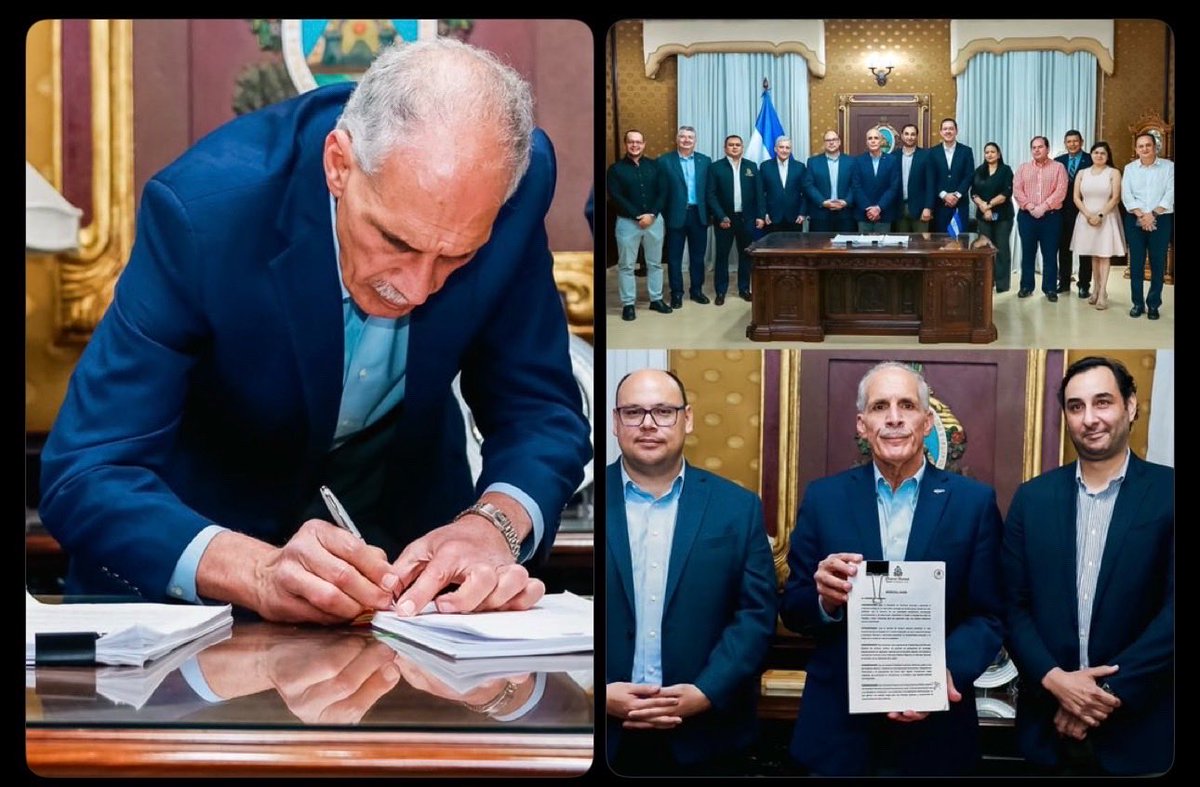 ENNNewss's tweet photo. El presidente de la República, Nasry Asfura, sancionó este martes en Casa Presidencial la Ley de Energía Eléctrica, una normativa orientada a transformar y fortalecer el sistema eléctrico nacional. https://t.co/HEY7l5rqHQ