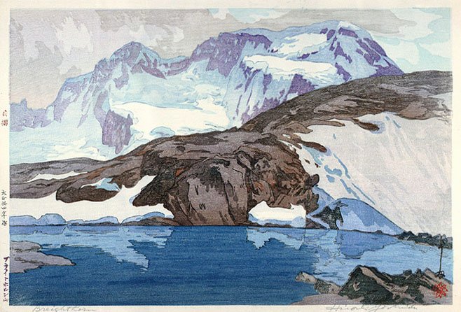 JapanTraCul's tweet photo. Breithorn, by Yoshida Hiroshi, 1925 https://t.co/m6a0vod9mM