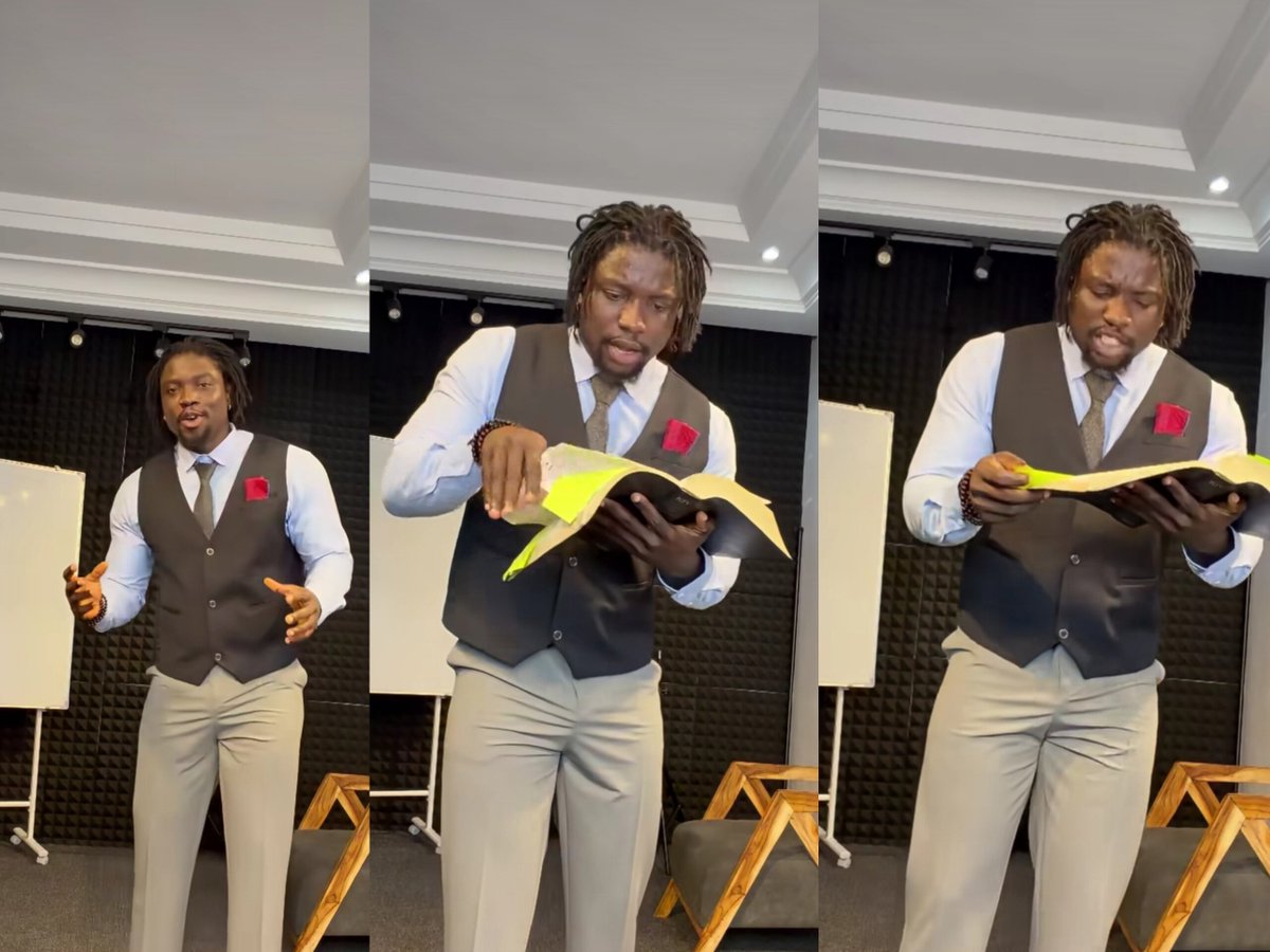 TheRatelNation's tweet photo. 🚨 "IF YOU BRING ALL THE MEN OF GOD IN NIGERIA TOGETHER, THEY CANNOT FIGHT AND WIN THE DEVIL."  
     
 — PROPHET VERYDARKMAN

Prophet VeryDarkMan has a message for every Nigerian who blames the devil for all their problems.

He says that in the Christian world, the devil gets the blame for everything. They blame him for Sickness, stroke, miscarriage, insecurity, unemployment, no husband, no wife. So people pray against him day and night. They Get up and fight the devil. 

According to VDM great men of God like Idahosa, TB Joshua fought the devil till they 
d!e. Adeboye has been fighting the devil..now he is old and will go one day, Oyedepo too with millions of churches behind him has continued fighting.. soon their children will take over and continue fighting the devil. To VDM, that tells you they can never win. Even if all of them came together, the devil would still stand.

He says if we followed how this world works, where everybody wants to be on the side of the winner, we would all be serving the devil, because he has not lost a single fight.

According to VDM Christianity is a white man's religion, and the white man tried fighting the devil too. When they saw they could not win, they moved on and started creating. The devil brings disease, they build the cure. The devil brings insecurity, they make guns to fight it. The devil brings unemployment, they build companies, because the world runs on demand and supply.

He says we are meant to live alongside the devil, not fight him. He backs it up with John 12:31, John 14:30 and John 16:11, where the Bible calls the devil "the prince of this world." He was here before you, and he watched you grow.

VDM says everything we depend on comes from the ground. Food, oil, corn, rice, beans. Yet people keep blaming the devil.

He says that for years pastors have prayed, yet people still die, hospitals are still full, and the rich still fly abroad for treatment, because those countries built solutions instead of only praying. Even Israel fights with weapons and machines, he says. They do not call on God for nothing.

His message to young men and women is simple: "Rely on your mind." God made us in his image and gave us a brain. Use it. Do not let anyone control you with religion.

VDM ended by saying that Nigeria is known as a country of thieves and scammers, and the only way to change that is to create and innovate. The men of God will all die without defeating the devil, and prayer will never be the solution.