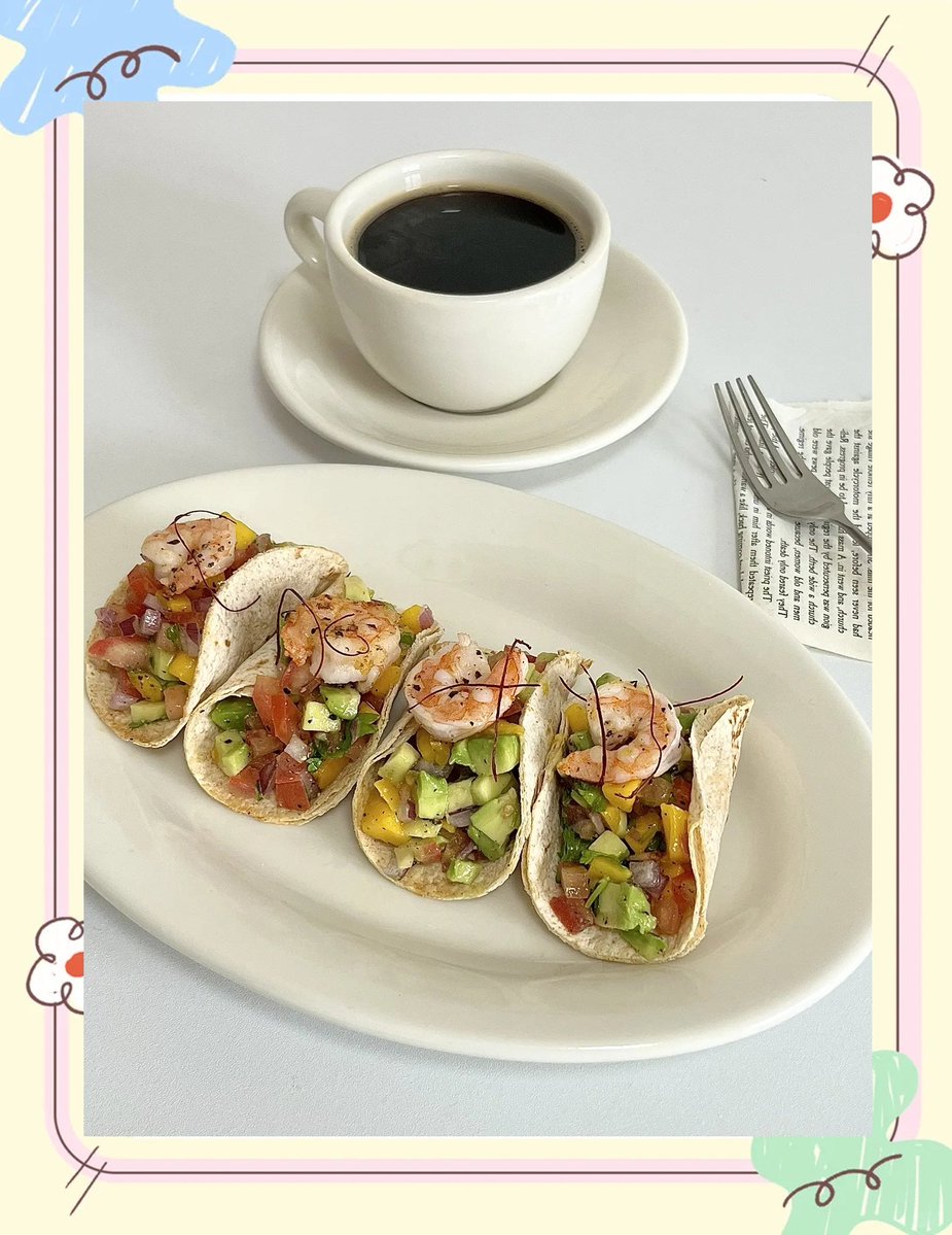LylaPhillikbet's tweet photo. Novedad! Taco de mango y camarón con toque de chile limón, mezcla dulce-picante única de la costa mexicana https://t.co/kSHdZ9BGQy